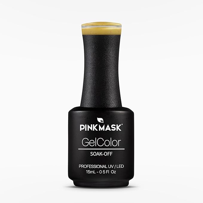 PINK MASK Gel Color Nail Polish Austen - Col. Regency Style 15ml / o.5 oz - UV/LED Gel Polish, Non Wipe, Long Lasting, Soak Off Formula
