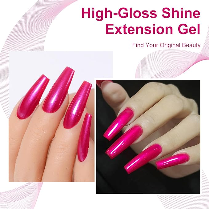 Major Dijit Quick Air Dry Nail Polish Glitter Crimson Regular Nail Polish Non UV Gel Hema 0.34 fl oz.