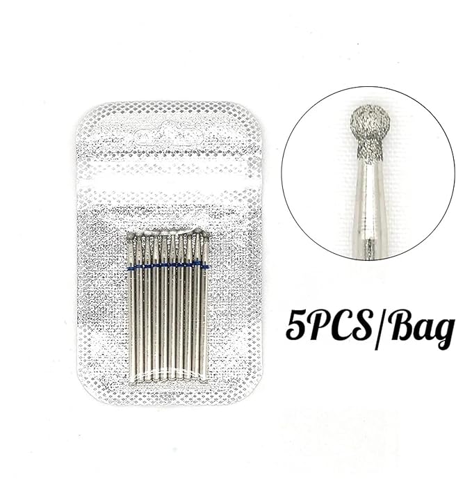 WWJN 5Pc Ceramic Nail Art Drill Bits Rotary Cutter Clean Apparatus for Manicure Nail Milling Machine Accessories Removal Nail Gel Tool