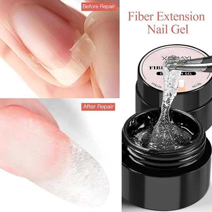 NovaCharm Nail Repair Glue for Damaged Nails, Strong Nail Strengthener for Thin and Split Natural Nails, Instant Cracked Nail Nails Repair Gel - Long Lasting and Easy for Beginners Daily Care