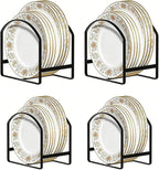 4 Pack Kitchen Plate Holder Organizer by LINFIDITE