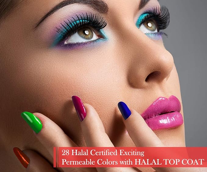 Karma Naturals Certified Halal Nail Polish - Breathable & Water Permeable, Wudu Friendly (Sufia)