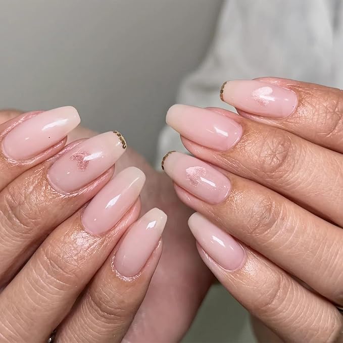 COSMOO Quick Dry Nail Polish, Chip Resistant Manicure, Non-Toxic, Vegan, Cruelty Free, 12ml, Fast Drying in 60 Seconds (Sheer Light Pink)
