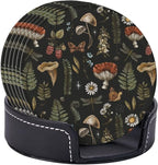 Mushroom Witch Witchy Vintage Plant Coasters - Image 3