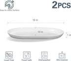ONEMORE 16 Inch Ceramic Serving Plates - Image 4
