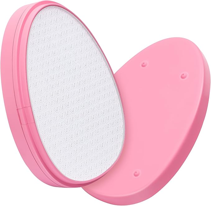 Foot File,Nano Glass Foot File Callus Remover for Feet,Foot Scrubber Dead Skin Remover,Gentle Exfoliation for Your Foot Massage in Shower- Light Pink