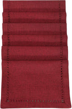 Grelucgo Handmade Hemstitched Polyester Rectangle Table Placemats - Image 2