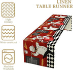 Chef Table Runner, Farmhouse Decor Burlap Table Runners - Image 4