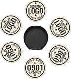 Custom Leather Coasters with Logo - Image 7