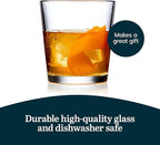 Libbey Bar Essentials Double Old Fashioned Glasses, 12 oz, Modern Rocks Glass - Image 5