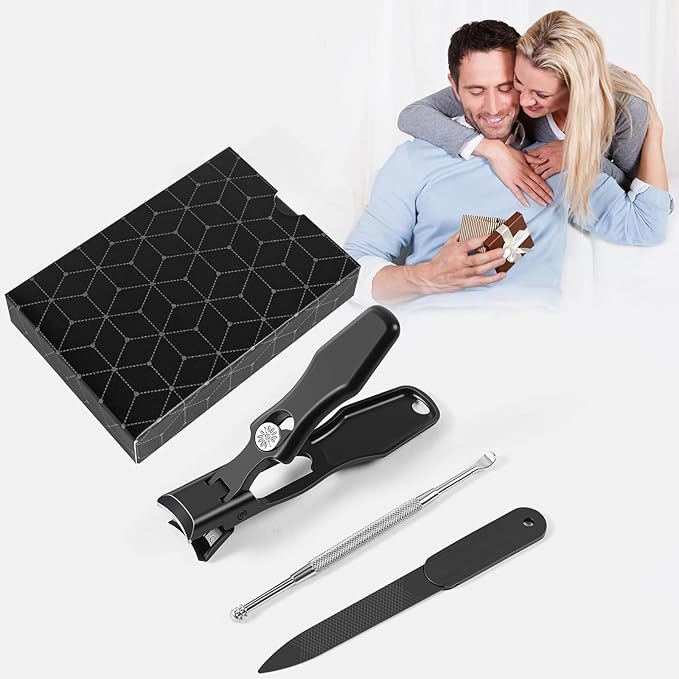 Nail Clippers for Men Toenail Clippers and Fingernail Clipper Toe Nail Clippers for Women Nail Clipper with Long Handle Wide Jaw