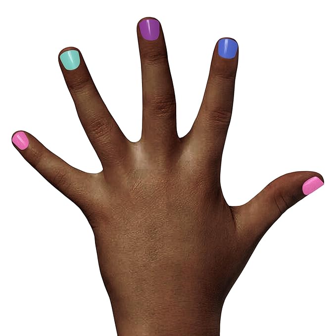Piggy Paint | 100% Non-Toxic Girls Nail Polish | Safe, Cruelty-free, Vegan, & Scented for Kids | Scented Fruit Fairy (4 Pack Kit)