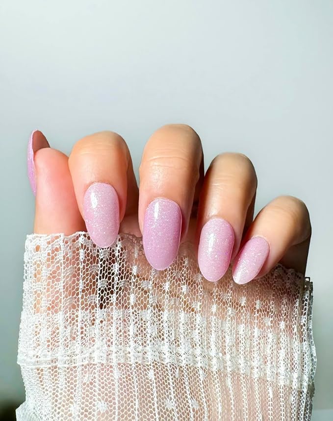 NOVA, Female Founded, Semi Cured Gel Nail Strips (Ever After) - The 10 Minute Manicure. Salon-Quality, Works with Any Nail Lamp, Easy to Apply & Remove - Incl. Nail File & Wooden Stick (Ever After)