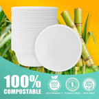 JINVOGREEN 200 Count 16 oz Paper Bowls, Disposable Compostable Bowls, Heavy - Image 8