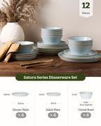 Famiware Saturn Dinnerware Sets, Ceramic Dishes - Image 2