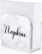ALELION White-washed Wood Napkin Holder by ALELION