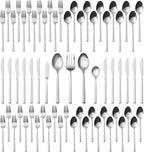 Alata Cube 65-Piece Forged Stainless Steel Flatware Set Cutlery Set by Alata