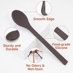 4PCs Silicone Stirring Spoons for Coffee Tea | 6.85-Inch Coffee&Espresso - Image 5
