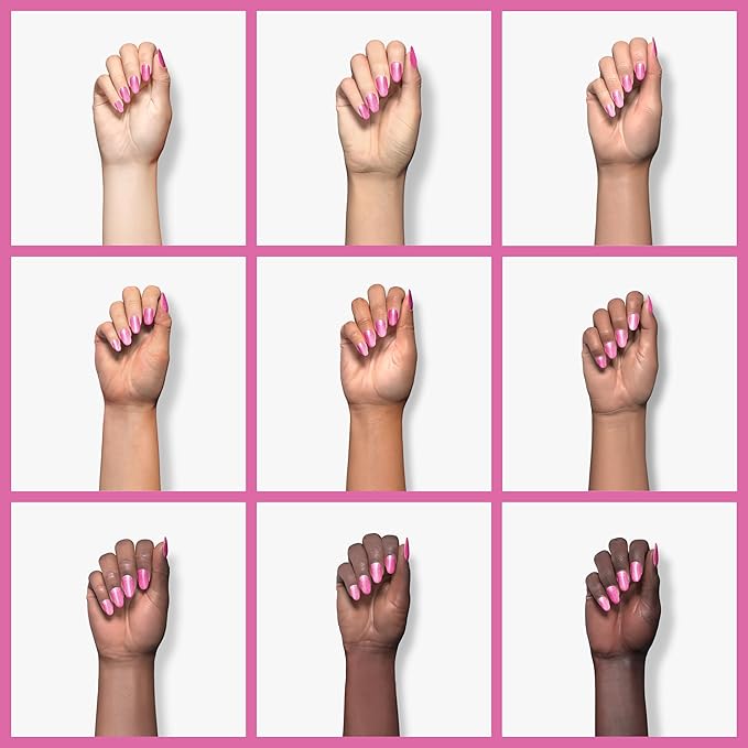 Imtiti Gel Nail Polish Sheer Glitter Purple 3 in 1 One Step Color Soak Off UV LED Spring Summer Art Starter Manicure Salon DIY at Home, 0.5 Fl Oz