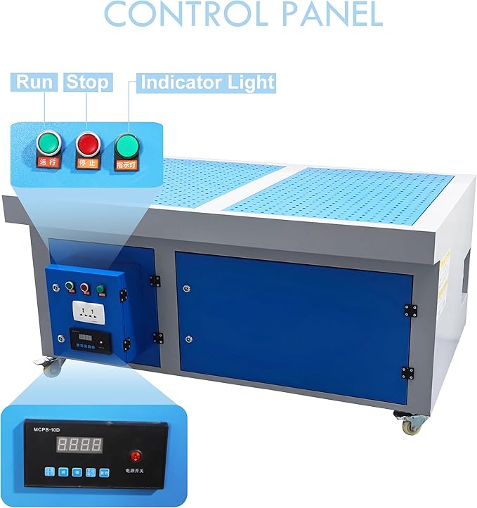 TECHTONGDA Grinding Dust Collection Flat Workbench Table Welding Smoke Purifier with Metal Dust Collector for Polishing Welding Dust Removal 220V