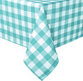 Checkered Tablecloth Rectangle, 70 x 140 Inch by Hiasan