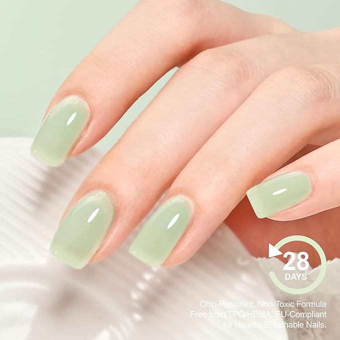 Hema Free Builder Gel for Nails, Soak Off Building Base Gel, TPO-Free Vegan, For Beginner Sensitive Nails, Salon Nail at Home Thickening & Repair