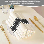 Germiwipe 500 Pcs Self-Adhesive Napkin Bands | Disposable Paper Napkin Rings - Image 5