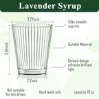 12 PCS Plastic Ribbed Drinking Glasses Green 10oz Vintage Ripple Stemless Wine - Image 2