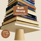 3 oz 300 Pack Disposable Coffee Cups, Bulk Brown Disposable Paper Cups - Image 5