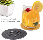 Faux Leather Drink Coasters - Image 2