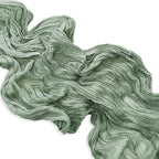 10 Pack Sage Green Cheesecloth Table Runner 35x120 Inch 10Ft Rustic Gauze - Image 7