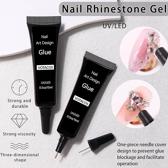 Nail Art Pearls Rhinestones with Glue Gel Flatback Cream Pearls AB Rhinestones Nail Charms Mixed Size 0.04-0.2in Nails Gems Pearl Accessories for Women Nails Design Decoration