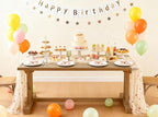 Table Runner 10FT Floral Gauze Tea Party Decorations Embroidery | Champagne - Image 7