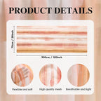 Artoid Mode Boho Orange Stripes Fall Thanksgiving Chiffon Table Runner 120 - Image 6