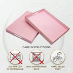 15.8x11.8 Pink Plastic Serving Tray - Image 9