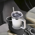 SYACOT 40 oz Tumbler with Handle and Straw Stainless Steel Insulated Tumbler - Image 4