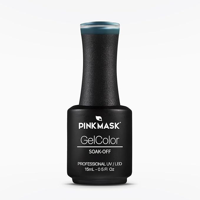 PINK MASK Gel Color Nail Polish Ashley - Col. She Is So Jelly 15ml / o.5 oz - UV/LED Gel Polish, Non Wipe, Long Lasting, Soak Off Formula