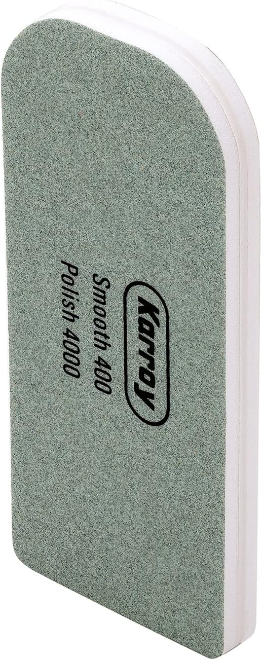 Nail Files and Buffers for Natural Nails Smooth and Polish Gel Surface 400/600/4000 Grit (B-Arch)