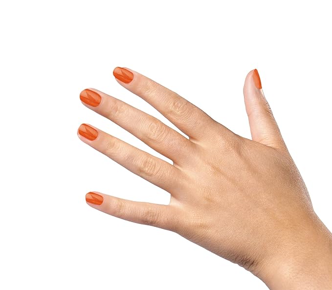 duri Nail Polish, 669 Rio Rager, Stylish Bright Orange Red Shade, Full Coverage, Super Glossy, 0.45 Fl Oz