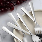 Unokit 24-Piece Spoons and Forks Set Silverware Set - Image 4