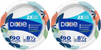 Dixie Medium Paper Plates, 8.5 Inch, 2X Stronger*, Microwave-Safe, Soak-Proof by Unknown