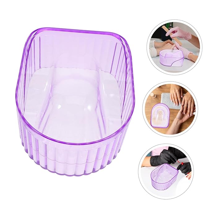 MERRYHAPY Manicure Soaking Bowl Nail Soaking Bowl for Hands Acrylic Nail Remover Tool Stylish