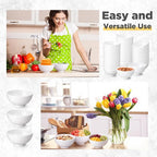 Tioncy 36 Pcs Bowls Set Unbreakable Dessert Soup Salad Bowls - Image 3