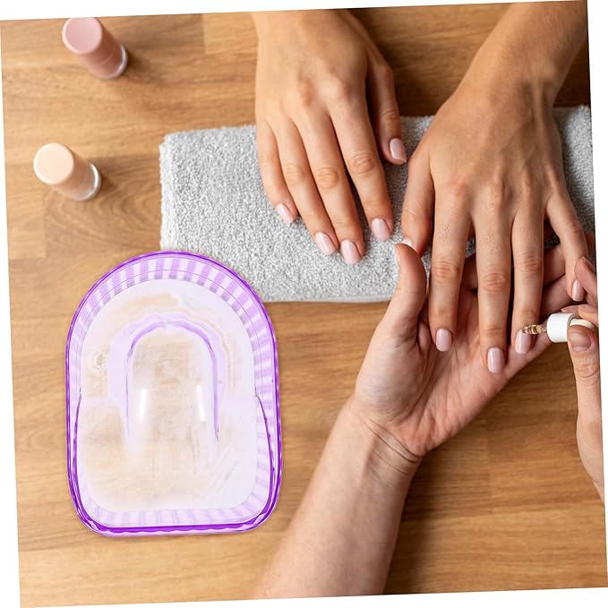 MERRYHAPY Manicure Soaking Bowl Nail Soaking Bowl for Hands Acrylic Nail Remover Tool Stylish