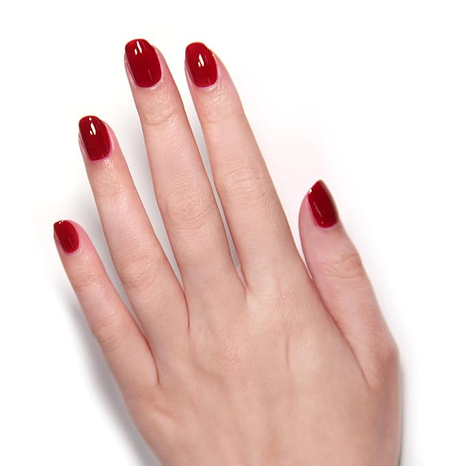 LONDONTOWN lakur Nail Polish - Chip-Resistant, Non-Toxic, Conditions & Hydrates Nails | Glossy Scarlet Red, Vendetta, .40 fl oz