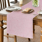 Artoid Mode Pink Table Runner, Seasonal Summer Washable Kitchen Dining Table by ArtoidMode