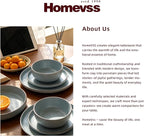 HomeVSS 20-Piece Dinnerware Set - Image 8