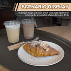FillTouch 2 Pcs Restaurant Serving Trays PP Plastic Non Slip Rubber Lined Large - Image 5