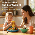 Wheat Straw Dinnerware Sets 40 Piece, Kitchen Plates and Bowls Set, Unbreakable - Image 5