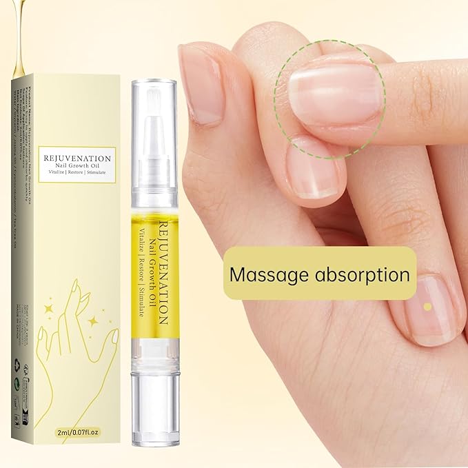 Nail Growth Oil, Rejuvenation Nail Oil Pen, Natural Rejuvenation, Instant Nail Strength, Cuticle Oil for Nails, Nail Strengthener for Moisturize Strengthen Brighten Nails Care (3pcs)